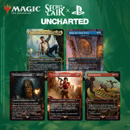 Magic WPN Secret Lair Drop Series PlayStation - Uncharted