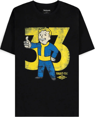 Fallout Vault 33 Rule Of Thumb T-shirt Svart (X-Large)