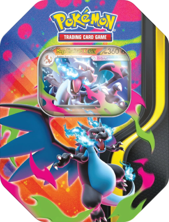 Pokemon TCG Tin - Spring 2026 Mega Charizard X ex