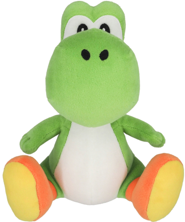 Sanei Super Mario Green Yoshi Plush ~20cm