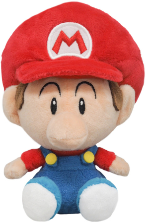 Sanei Super Mario Baby Mario Plush ~16cm