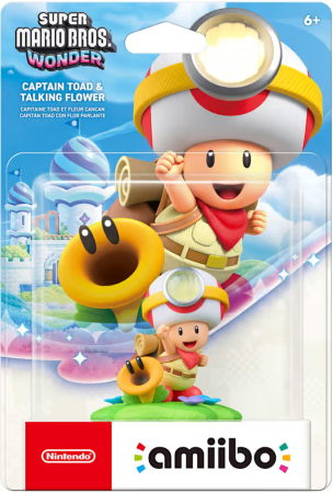 Nintendo amiibo Super Mario Bros Wonder (Captain Toad & Talking Flower)