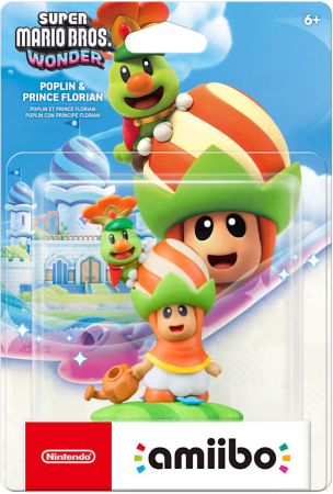 Nintendo amiibo Super Mario Bros Wonder (Poplin & Prince Florian)
