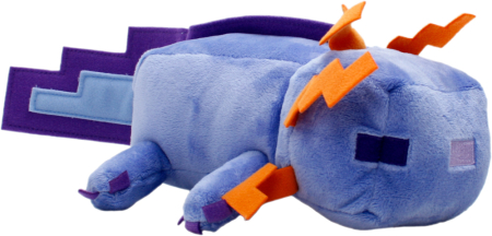 Mattel Minecraft Blue Axolotl Plush 30cm