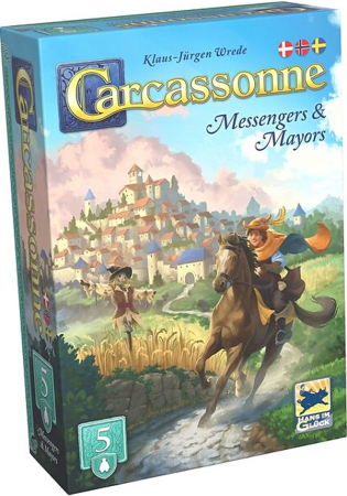 Carcassonne 3.0 - Messengers & Mayors Expansion (Skandinavisk Version)