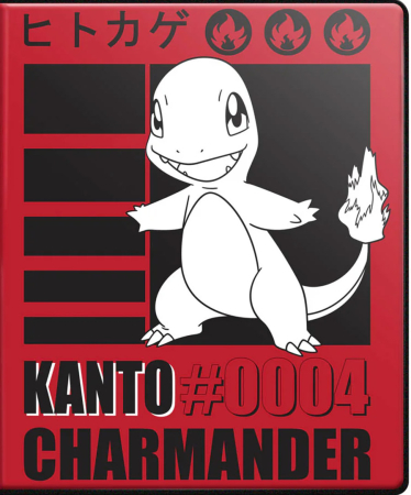 Ultra Pro Pokemon Kanto 0004 Charmander 9-Pocket Portfolio