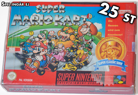 25 Old School Gaming Protective Boxes for SNES/N64 (Includes Pre-order Pin)