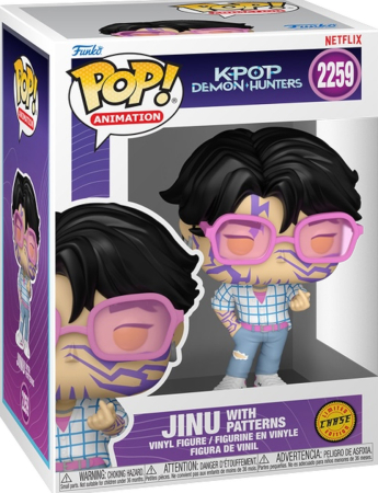 Pop! K-pop Demon Hunters Jinu With Patterns Chase Vinyl Figure