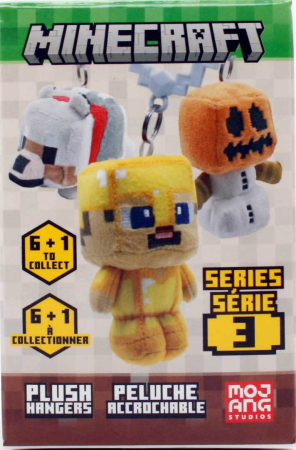 Minecraft Mystery Plush Hangers 9cm Nyckelring