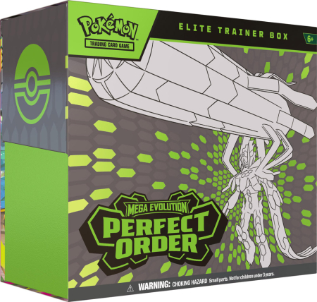 Pokemon TCG Mega Evolution Perfect Order Elite Trainer Box (MAX 1 Per Hushåll)