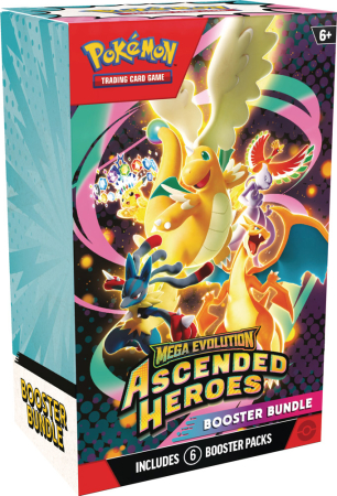Pokemon TCG Mega Evolution Ascended Heroes Booster Bundle (MAX 1 Per Hushåll)