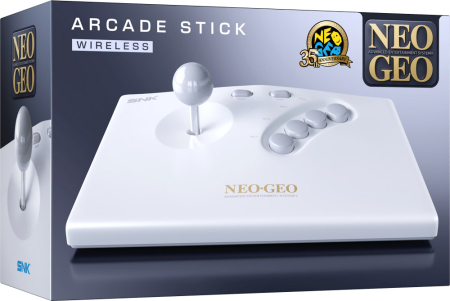 NEO GEO AES+ Arcade Stick White