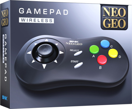 NEO GEO AES+ Gamepad Black
