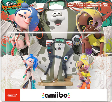 Nintendo amiibo Splatoon Collection Splatoon Raiders 3-pack (Shiver, Big Man & Frye)