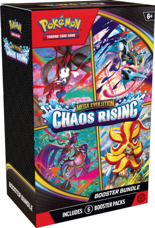 Pokemon TCG Mega Evolution Chaos Rising Booster Bundle (MAX 1 Per Hushåll)