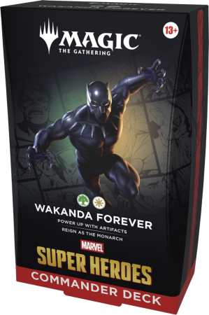 Magic Marvel Super Heroes Commander Deck Wakanda Forever