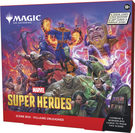 Magic Marvel Super Heroes Scene Box Villains Unleashed