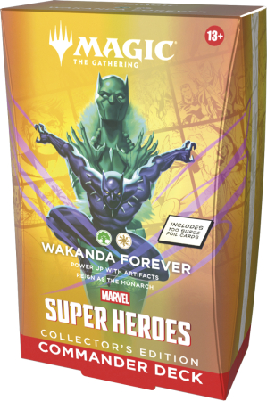 Magic Marvel Super Heroes Commander Deck Collectors Edition Wakanda Forever