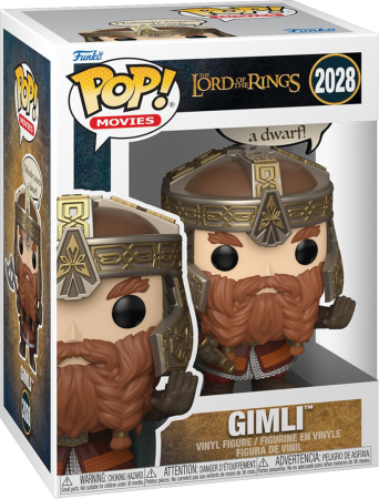 Pop! The Lord of The Rings Gimli Nobody Tosses a Dwarf Vinyl Figure