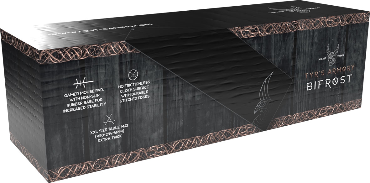 L33T Gaming We Are Vikings Tyrs Armory Bifrost Mousepad XXL - Spel &amp; Sånt:  The video game store with the happiest customers