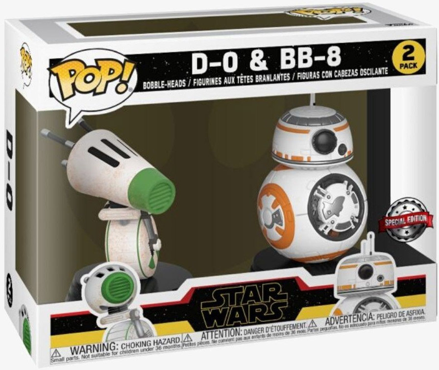 PACK 2 FUNKO POP STAR WARS D-0 & BB-8 SPECIAL EDITION 