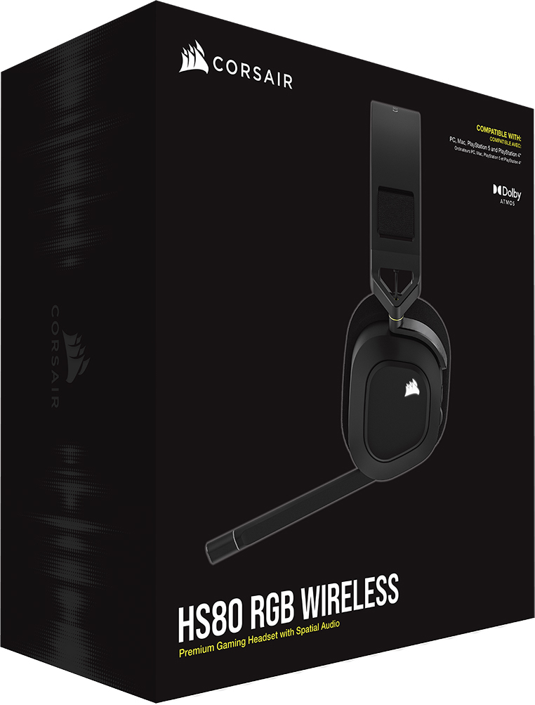 HS80 RGB Wireless Premium Headset (Svart) - & Sånt: The video game store with the happiest customers
