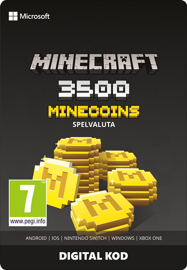 Minecraft: Pacote de Minecoins: 3500 Moedas