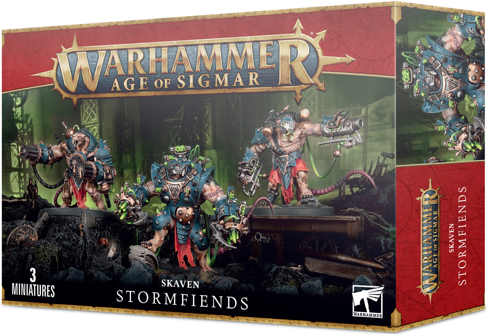 Warhammer Age of Sigmar Skaven - Stormfiends - Spel & Sånt: The