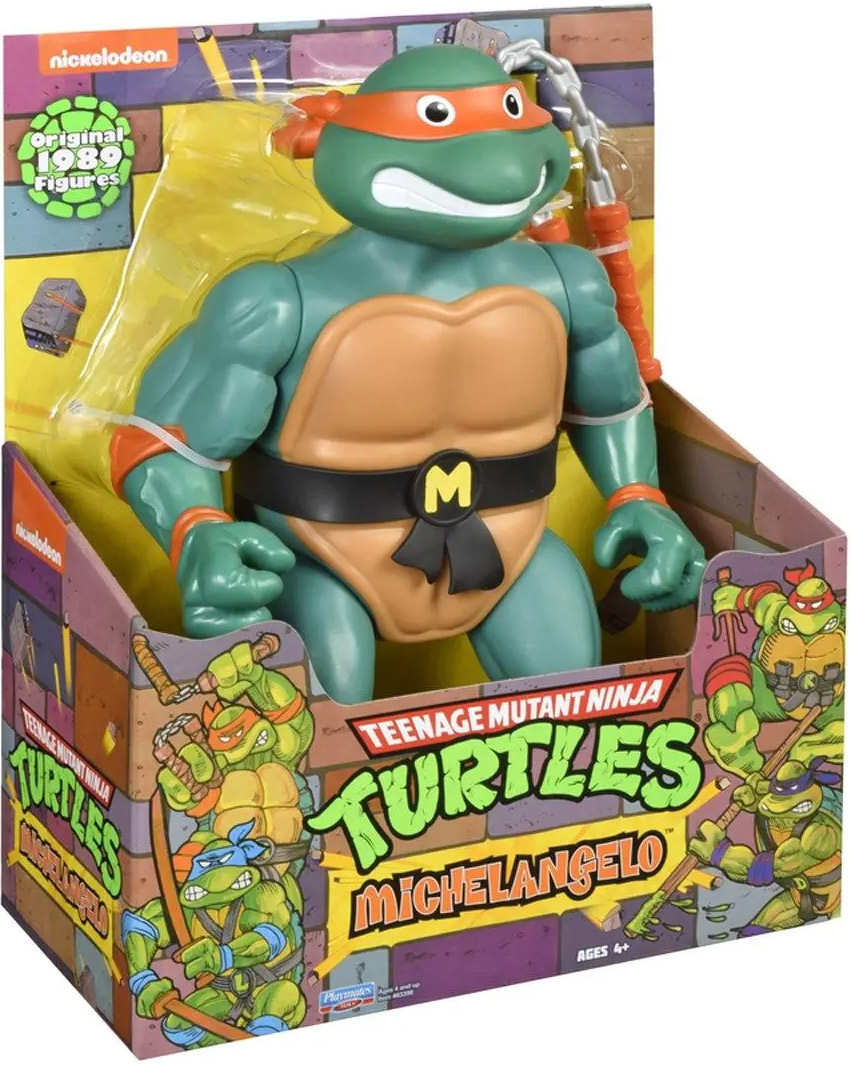 ⭐︎希少⭐︎ TMNT Giant Size Michelangelo Teenage Mutant Ninja Turtles Giant 30cm Figure - Michelangelo