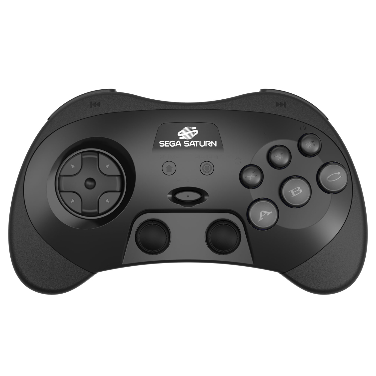 Retro-Bit Sega Saturn 2.4GHz Wireless Pro Controller Black - Spel & Sånt:  The video game store with the happiest customers