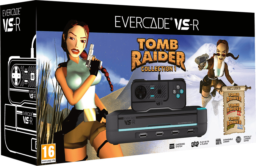 Evercade VS-R (inkl. Tomb Raider Collection 1) - Spel & Sånt: The