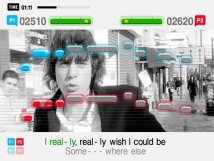 Screenshot på Singstar Rocks