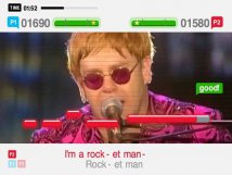 Screenshot på Singstar Legends