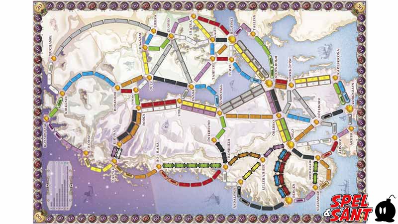 Ticket to Ride Nordic Countries (Skandinavisk Version) Spel & Sånt: video game store with the happiest