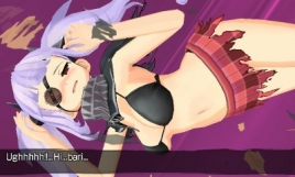 Screenshot på Senran Kagura Burst