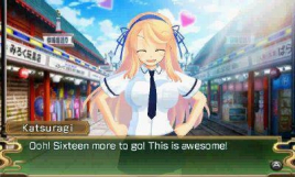Screenshot på Senran Kagura Burst