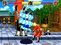 Screenshot på World Heroes 2 Jet (Japansk version)