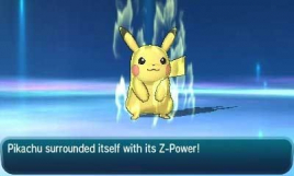 Screenshot på Pokemon Sun
