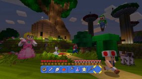 Screenshot på Minecraft Switch Edition (inkl. Super Mario Mash-UP & Bergsala UK4)