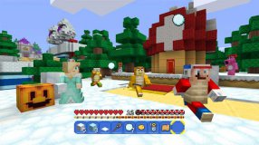 Screenshot på Minecraft Switch Edition (inkl. Super Mario Mash-UP & Bergsala UK4)