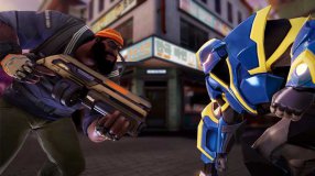 Screenshot på Agents of Mayhem Day One Edition