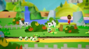 Screenshot på Yoshis Crafted World (Bergsala UK4)