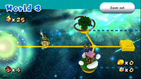 Screenshot på Super Mario Galaxy 2 (Ej bonus skiva)