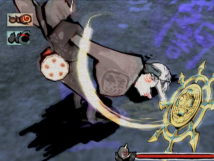 Screenshot på Okami (Första upplagan, Nytt Inplastat & Skandinavisk Utgåva)