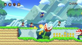 Screenshot på New Super Mario Bros U