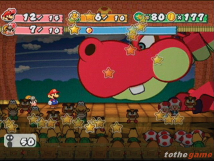 Screenshot på Paper Mario The Thousand-Year Door (Bergsala)