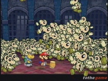 Screenshot på Paper Mario The Thousand-Year Door (Bergsala)