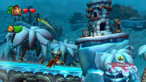 Screenshot på Donkey Kong Country Tropical Freeze (Bergsala UK4)