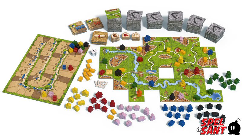 Carcassonne Big Box 6 (Skandinavisk Version) - Spel & Sånt: TV-spelsbutiken  med Sveriges nöjdaste kunder