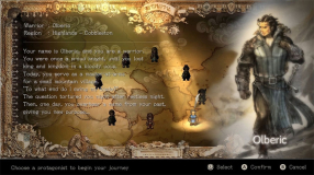 Screenshot på Octopath Traveler Travelers Compendium Edition